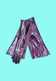 High Shine PVC Opera Length Gloves