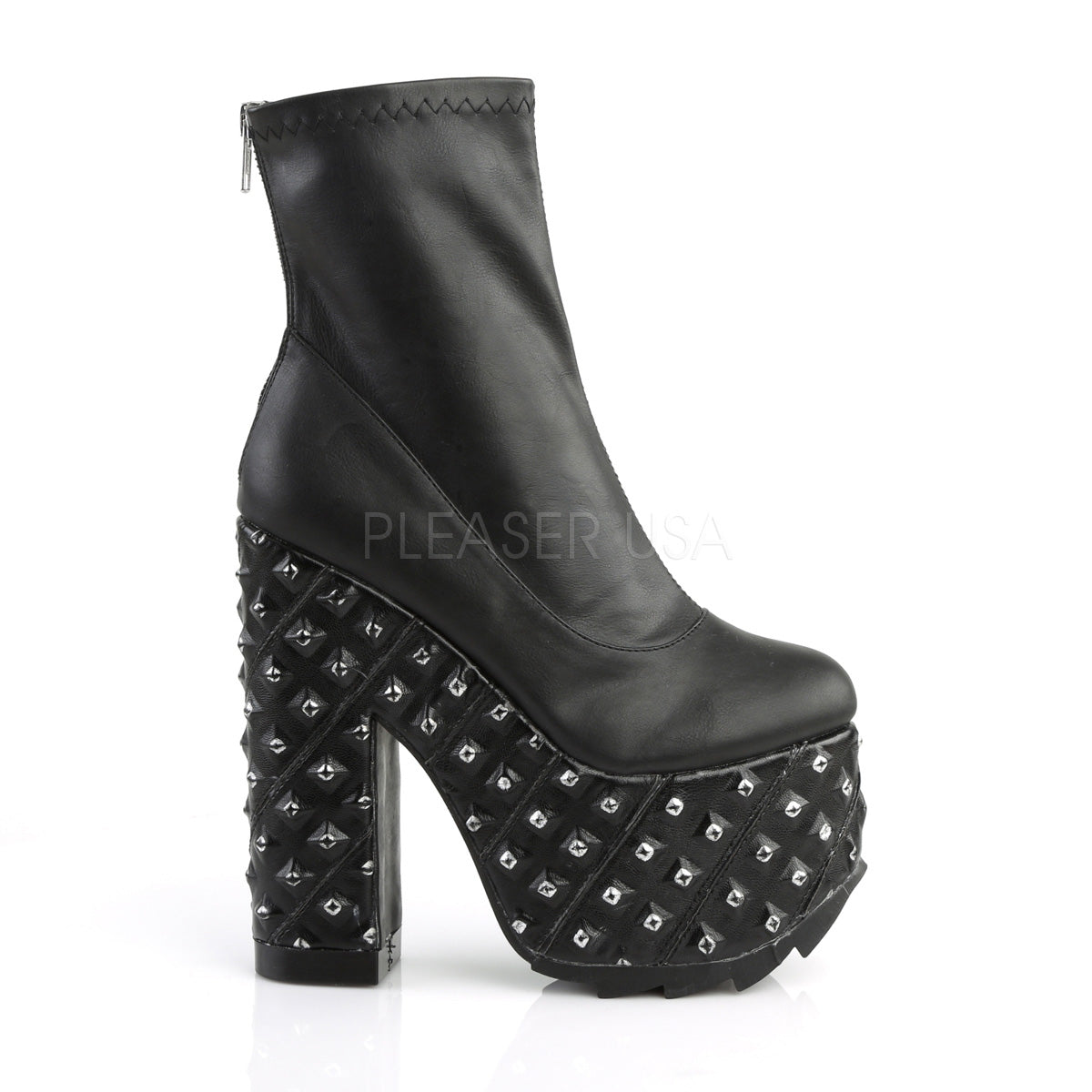 CRAMPS-110 Black Vegan Leather