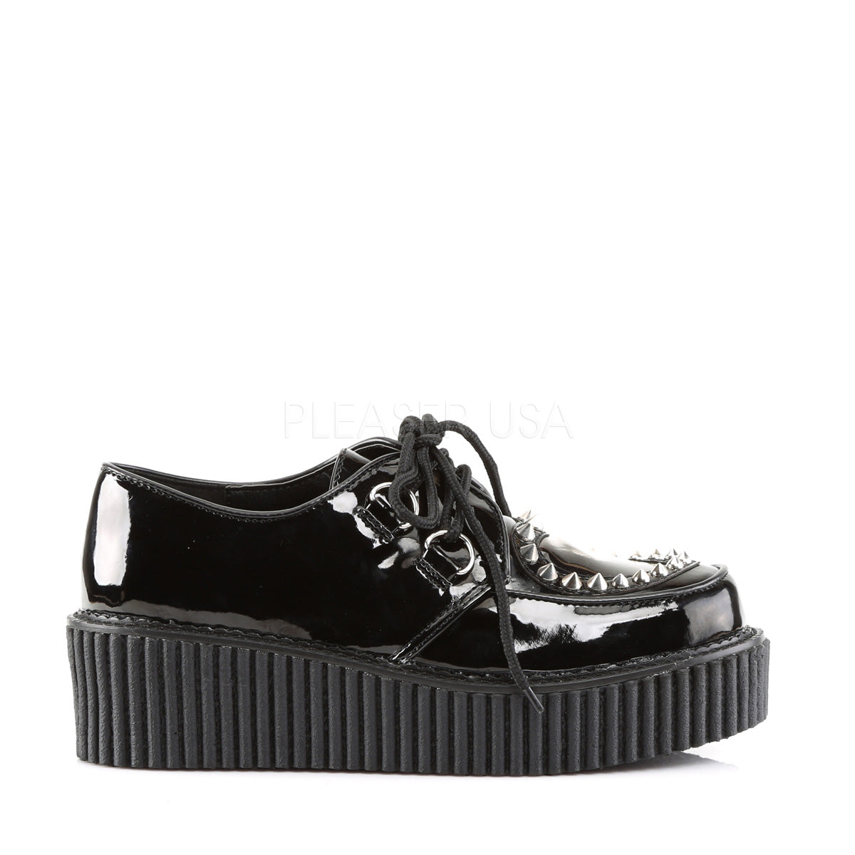 CREEPER-108 Black Patent-Pvc