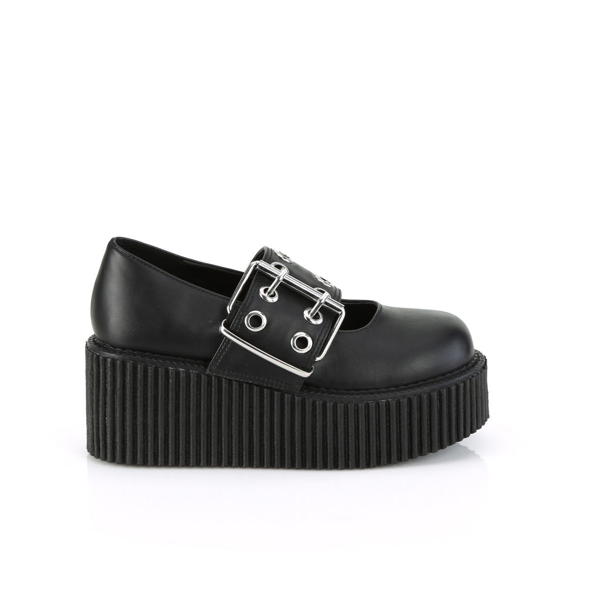 CREEPER-230 Black Vegan Leather