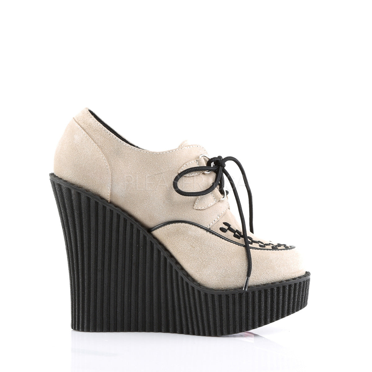 CREEPER-302 Cream Vegan Suede