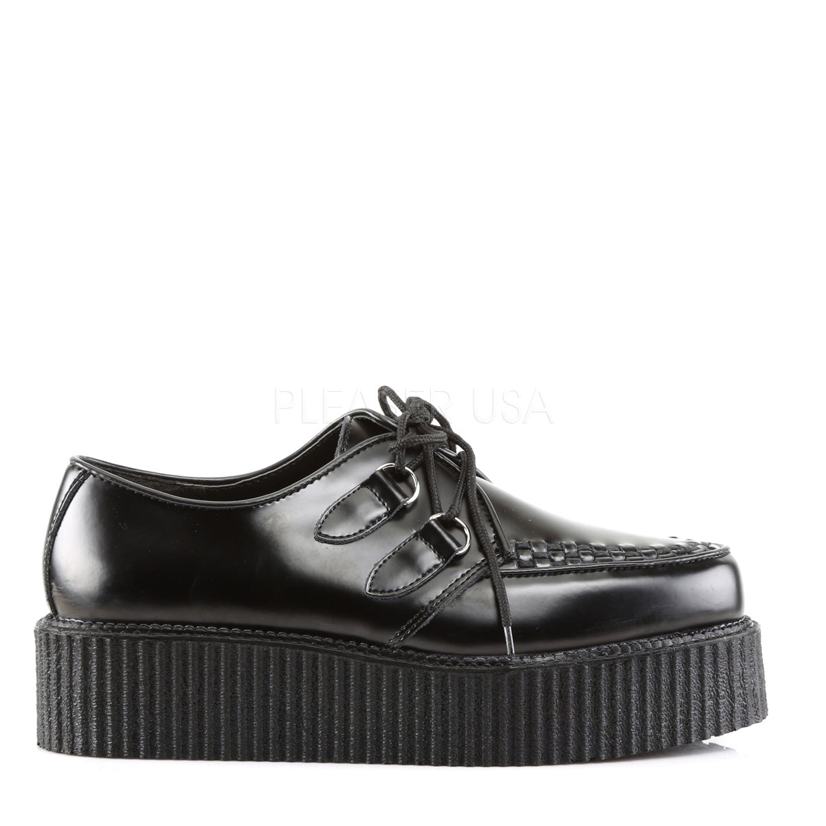 CREEPER-402 Black Leather
