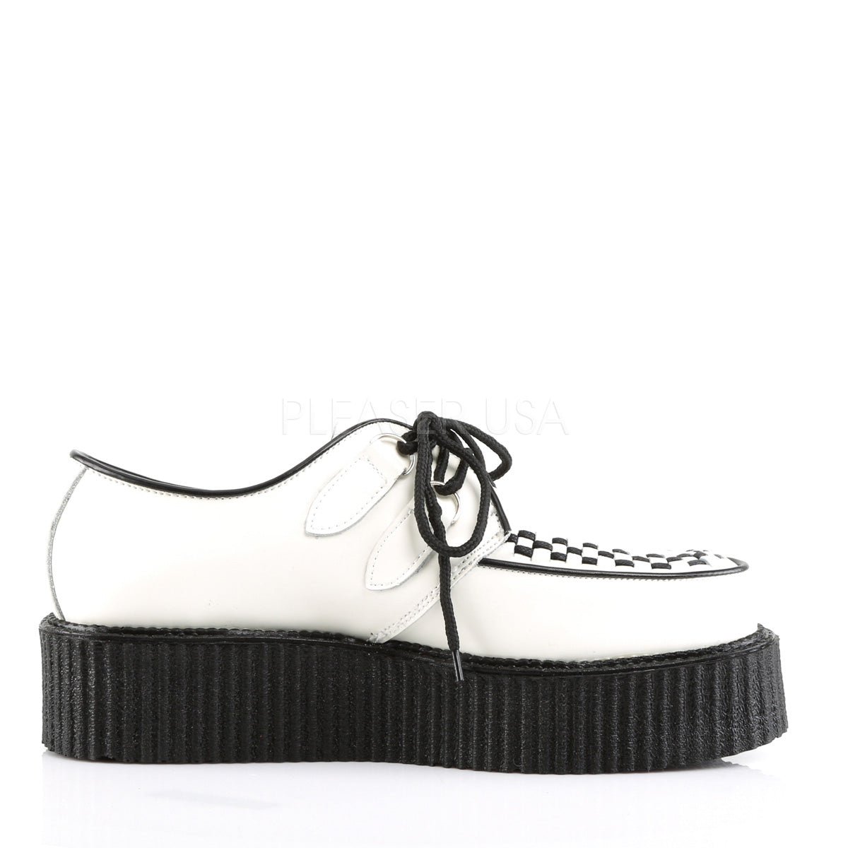 CREEPER-402 White Leather