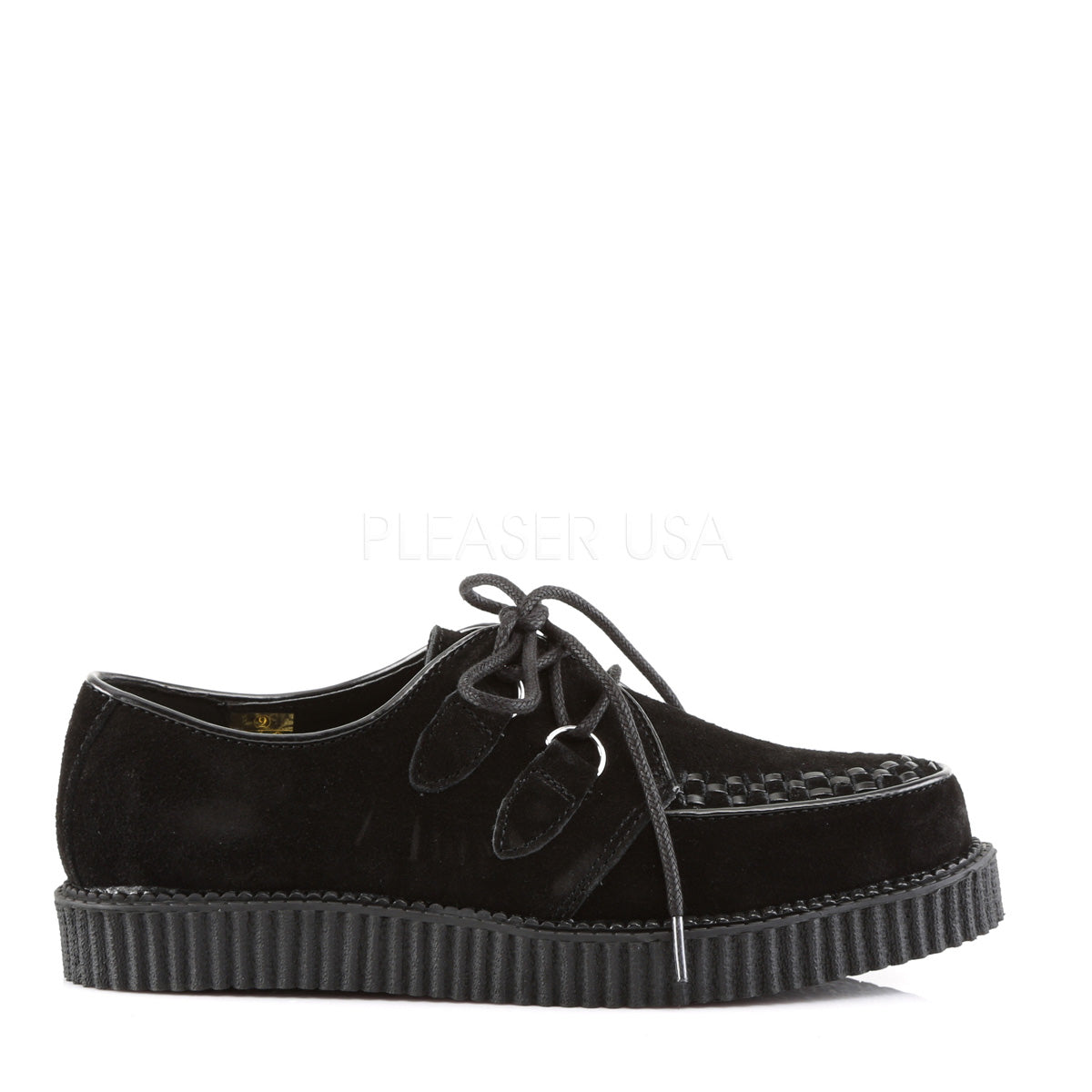 CREEPER-602S Black Suede