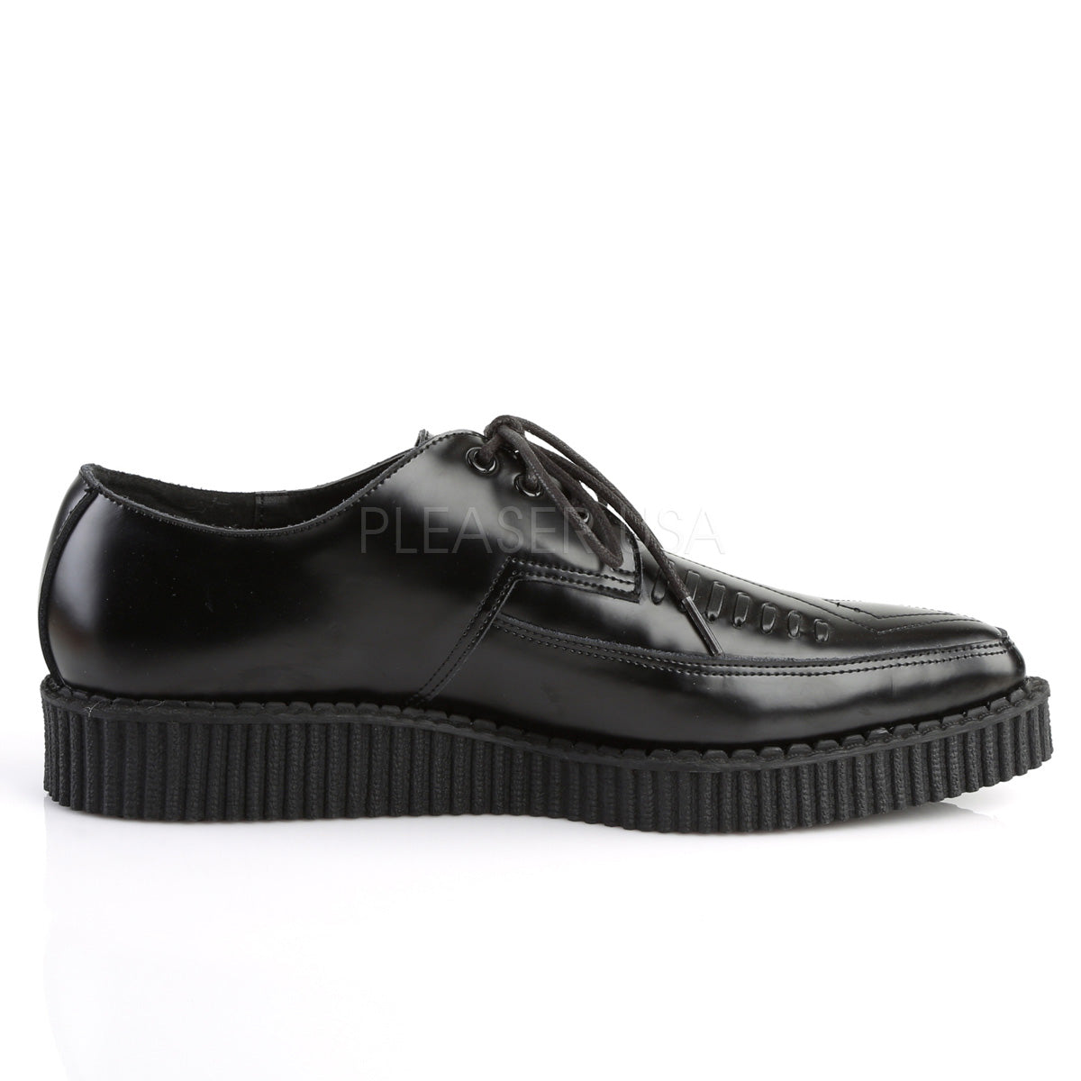 CREEPER-712 Black Leather