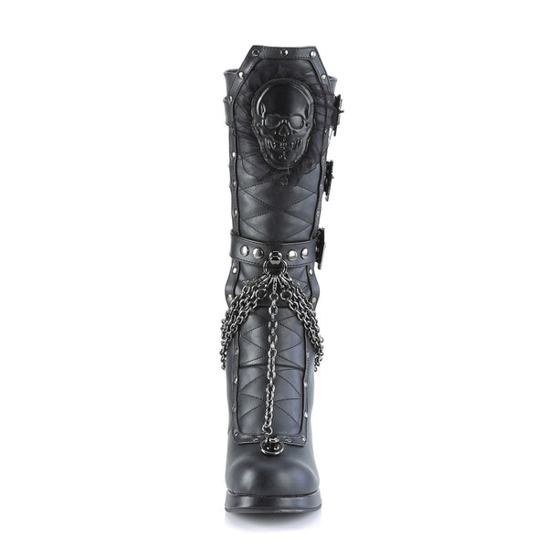 Corset laced crypto hot sale gothic ankle boot