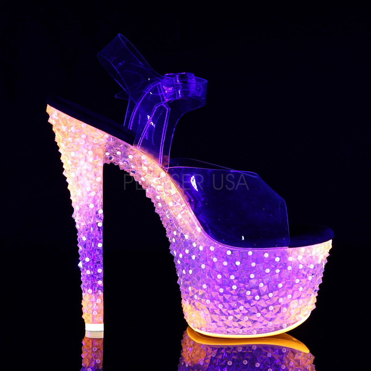 CRYSTALIZE-308PS Clear/Neon Icy Tangerine