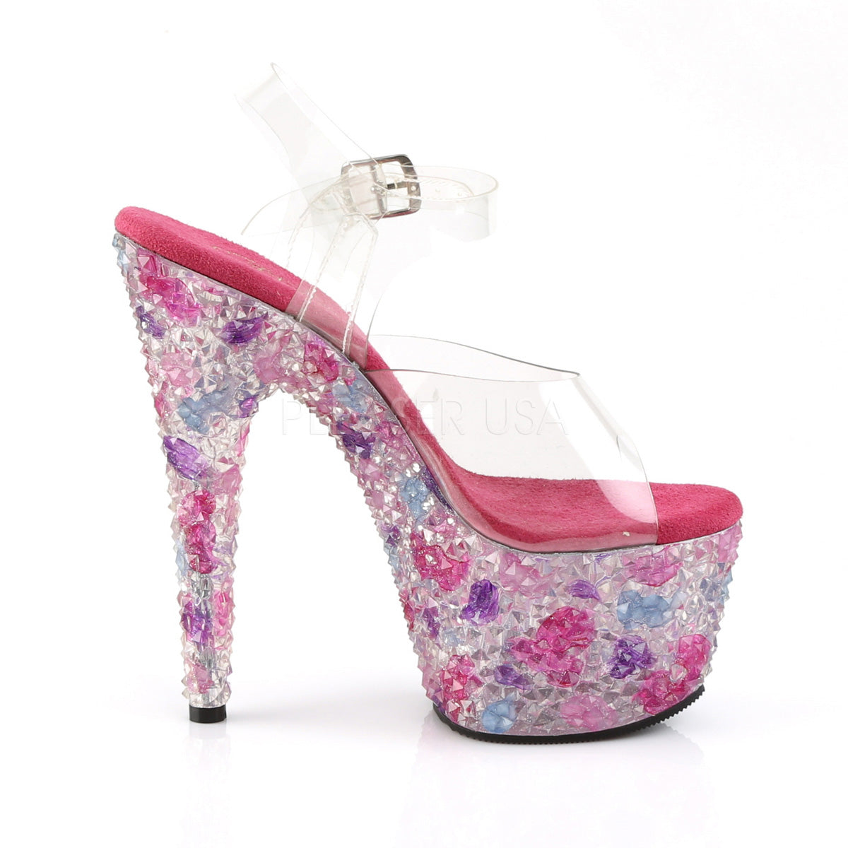 CRYSTALIZE-708 Clear/Pink Multi
