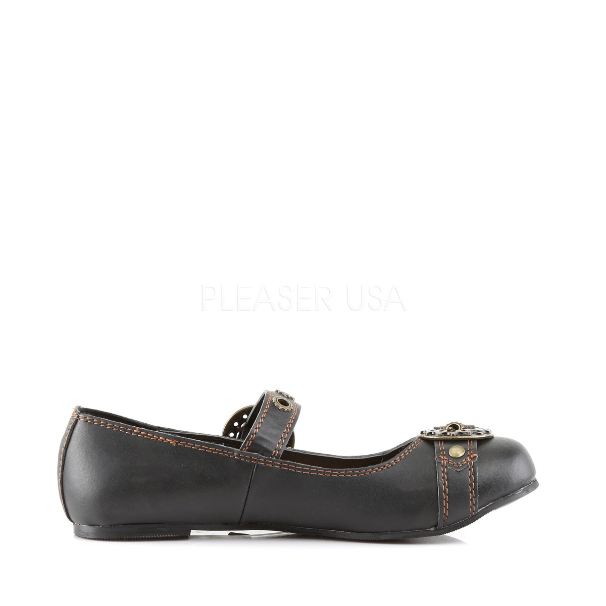 DAISY-09 Black Vegan Leather