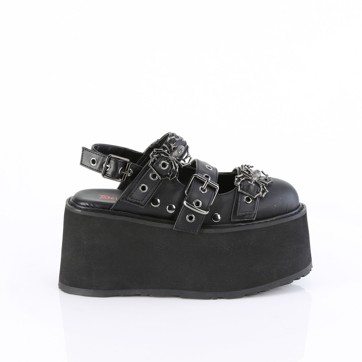 DAMNED-27 Black Vegan Leather