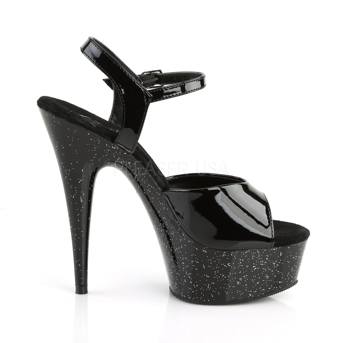 DELIGHT-609MG Black Patent/Black