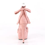 DELIGHT-679  Baby Pink Faux Suede/Baby Pink Faux Suede