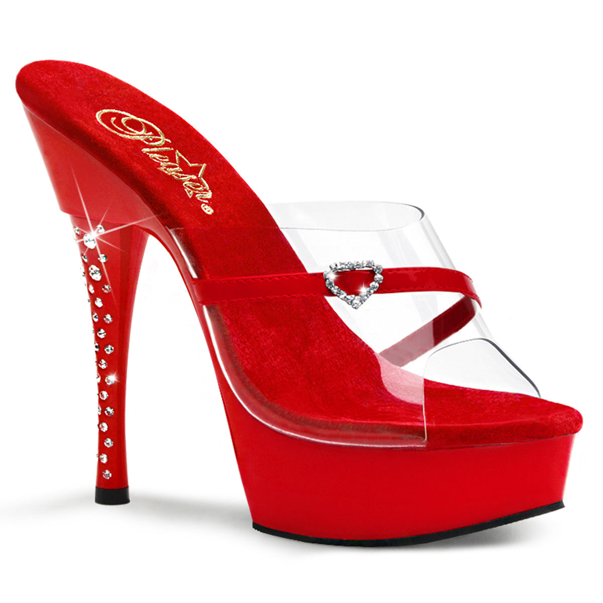 DIAMOND-601H Clear-Red/Red