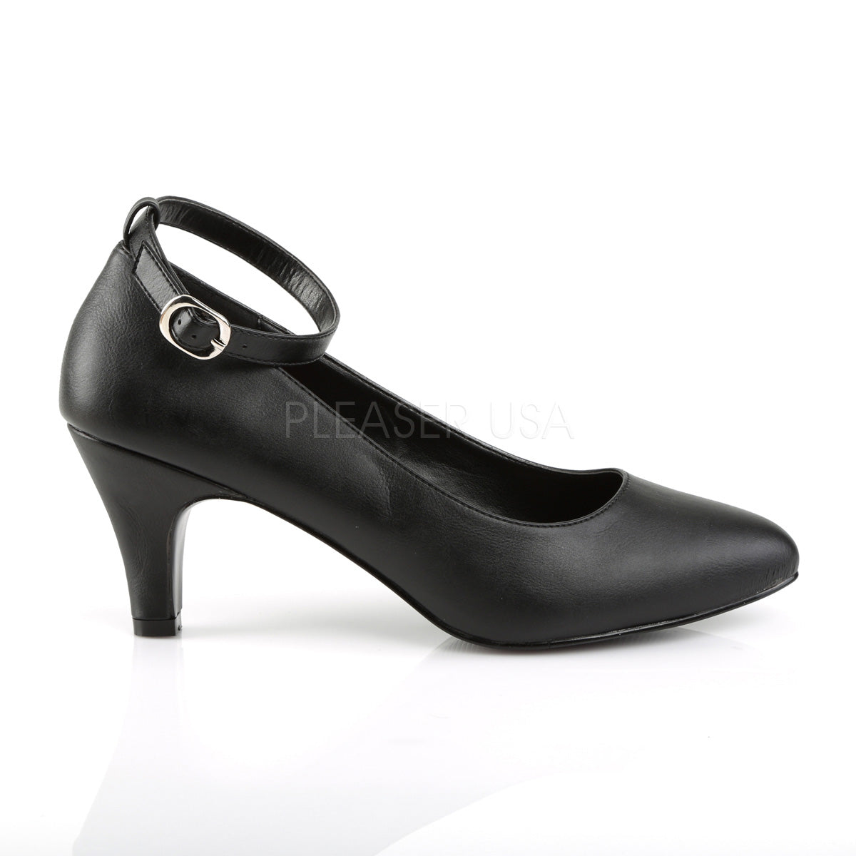 DIVINE-431 Black Faux Leather