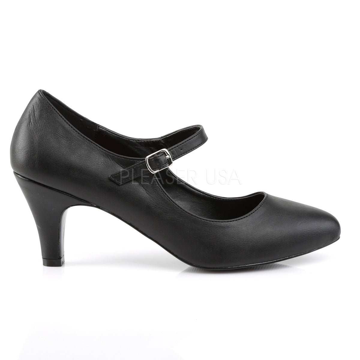 DIVINE-440 Black Faux Leather