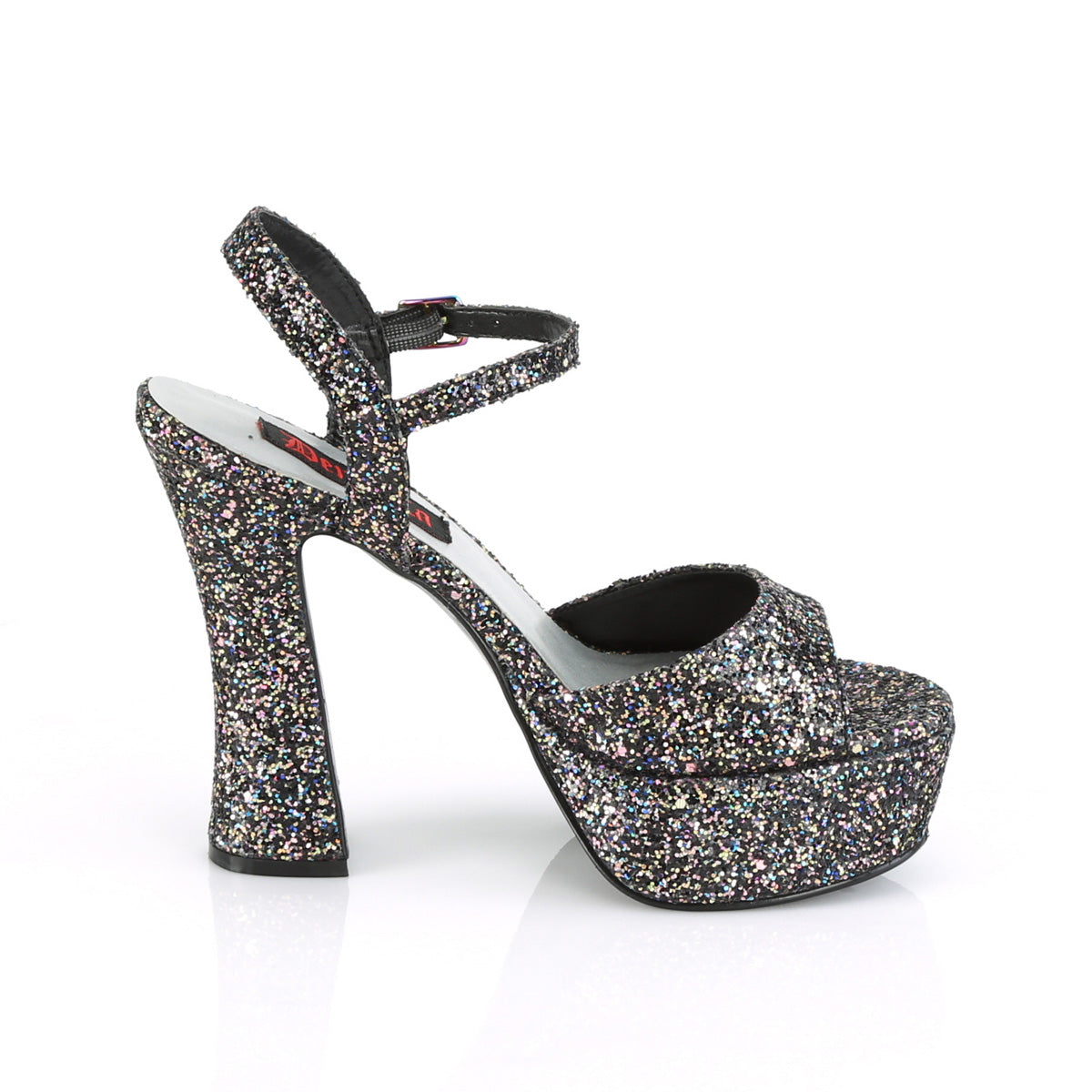 DOLLY-09 Black Multi Glitter