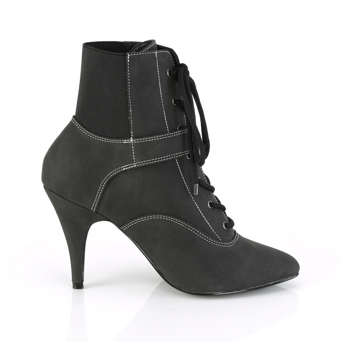 DREAM-1022 Black Faux Nubuck Leather