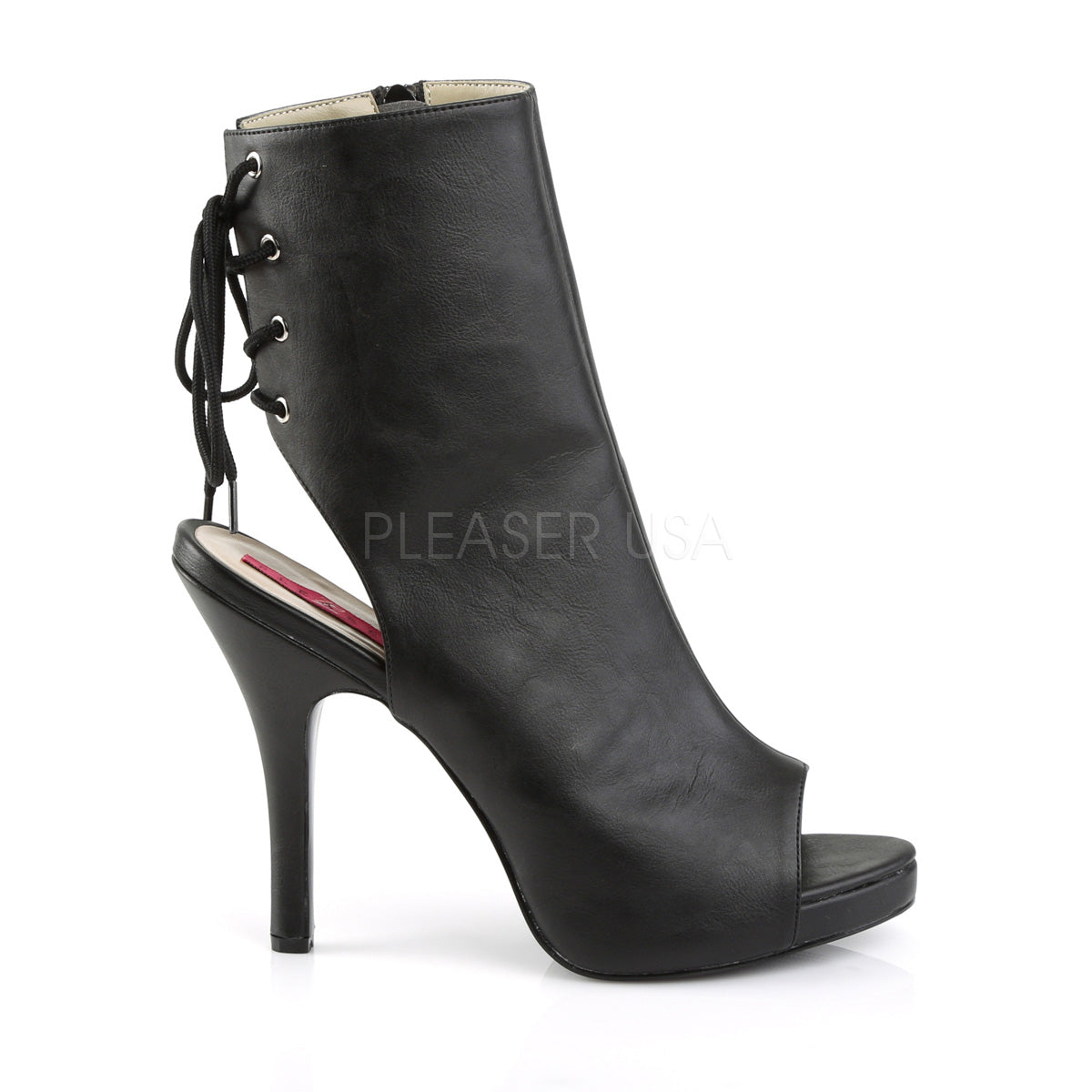 EVE-102 Black Faux Leather