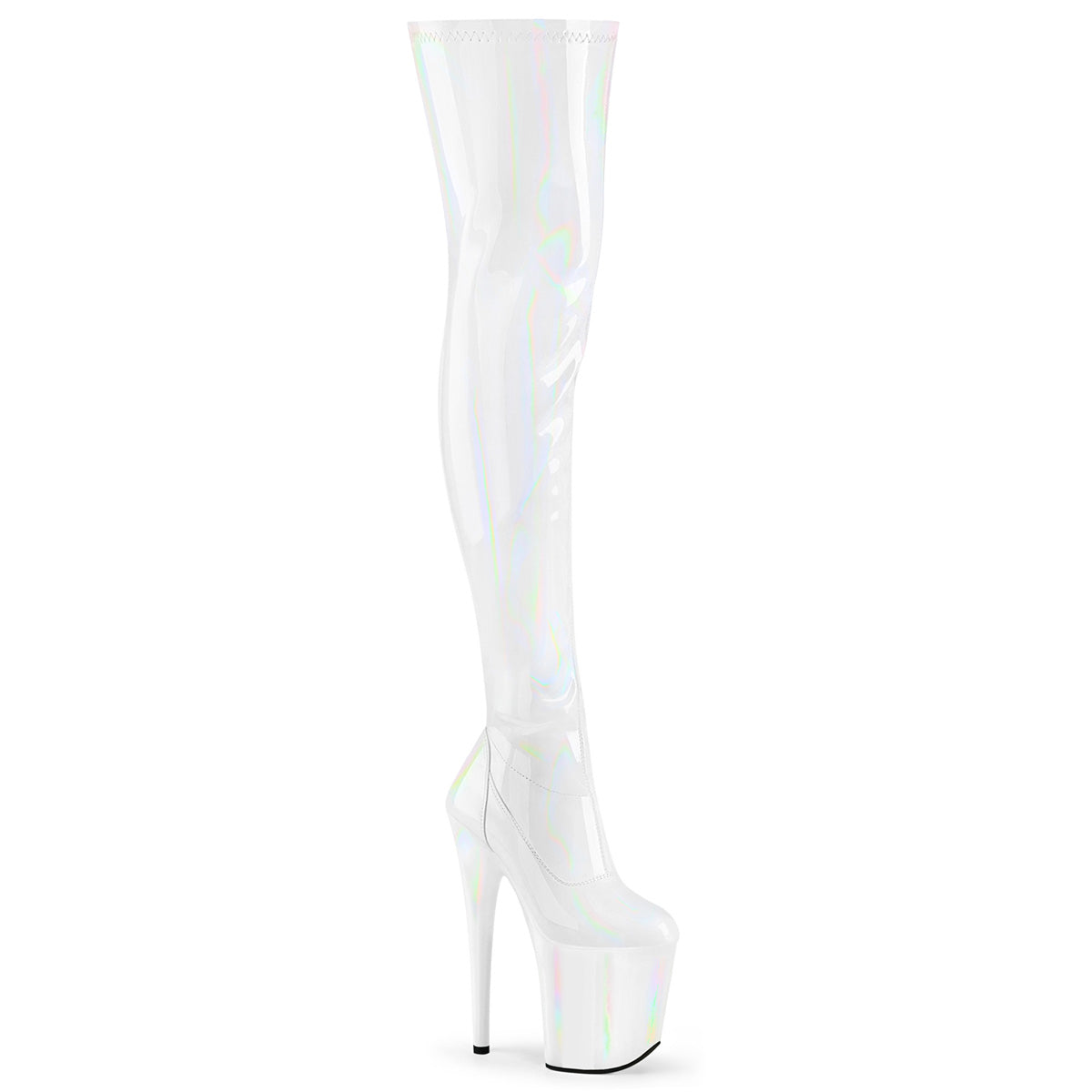FLAMINGO-3000HWR White Stretch Holo/White Holo