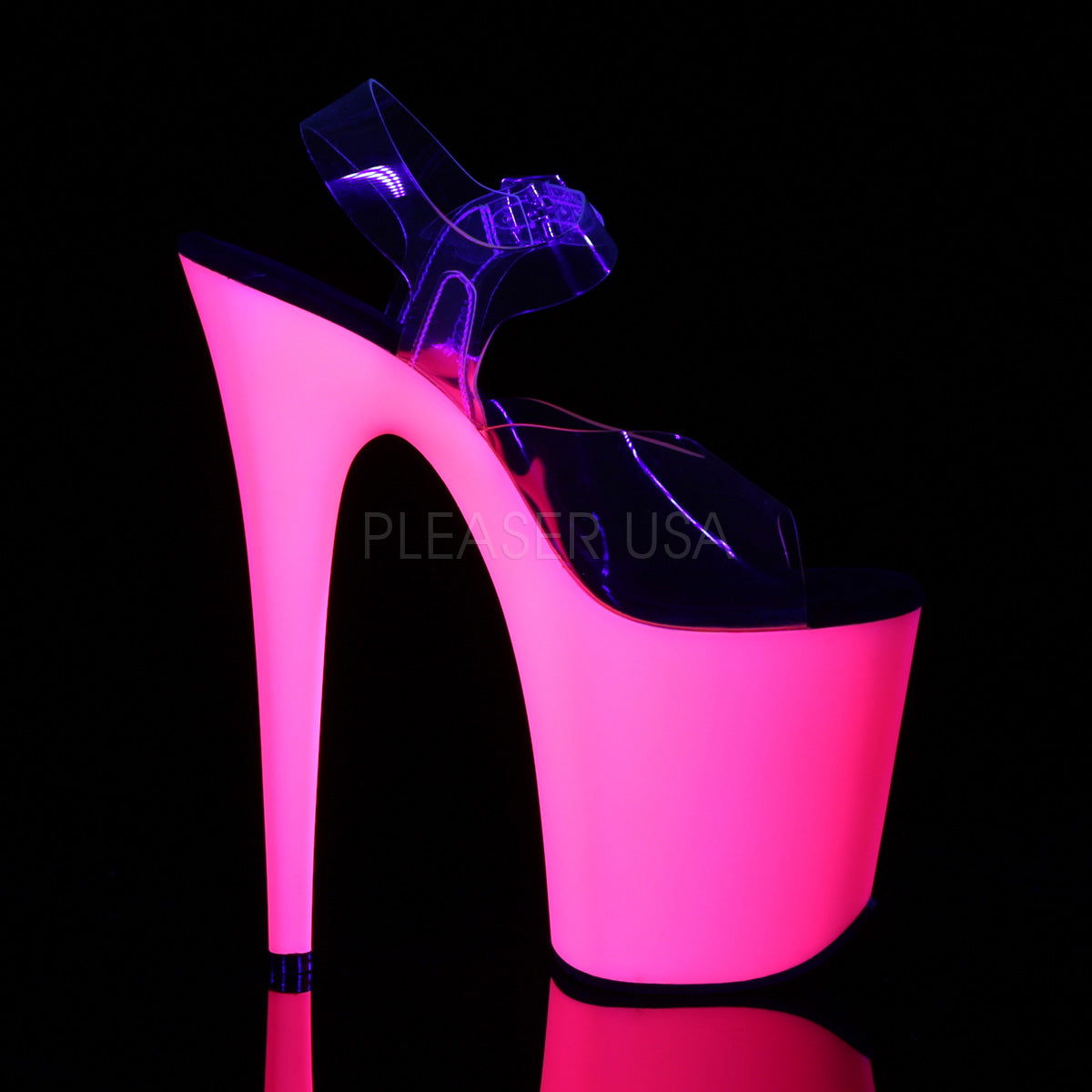 FLAMINGO-808UV Clear/Neon Pink