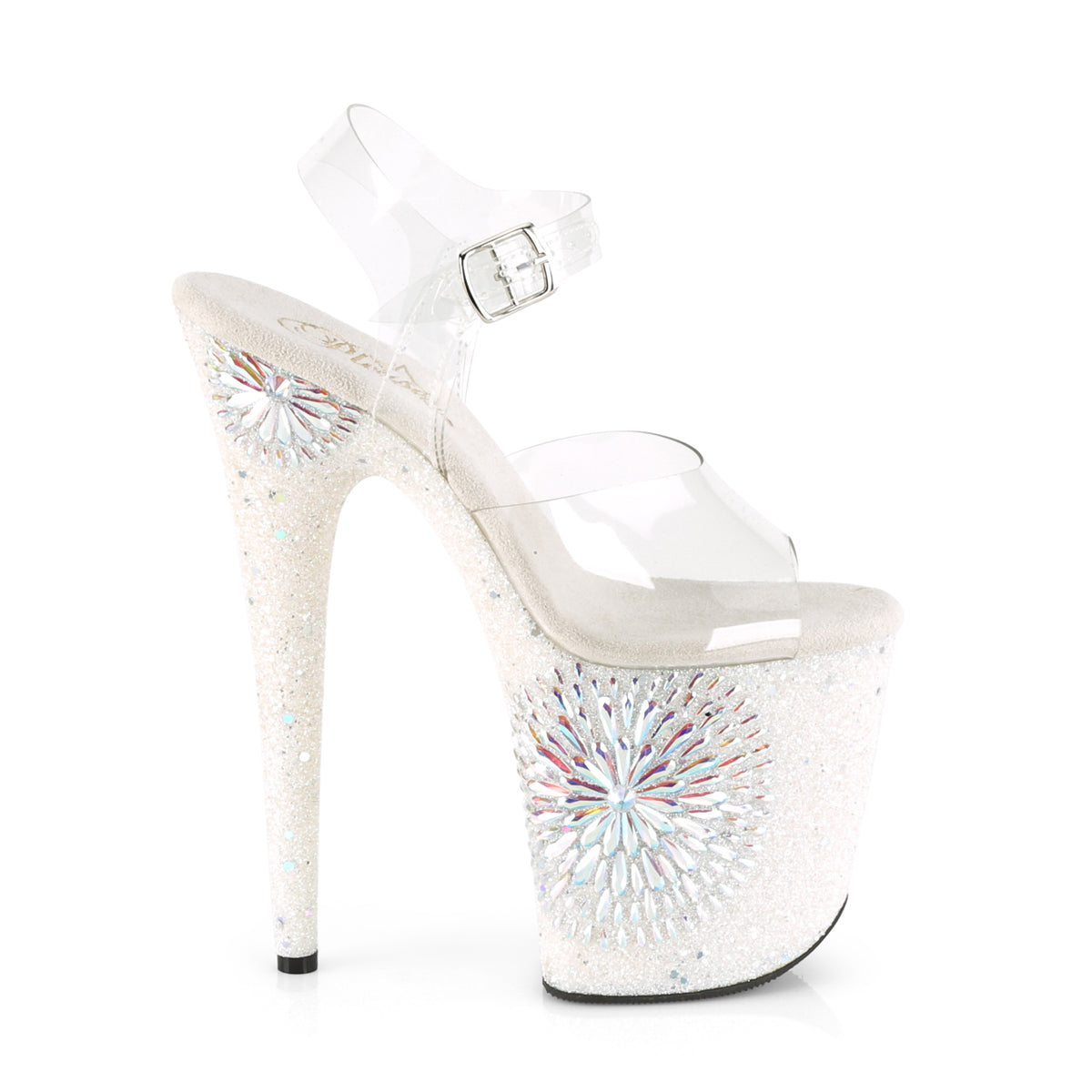 FLAMINGO-808WD Clear/White Glitter-AB RS