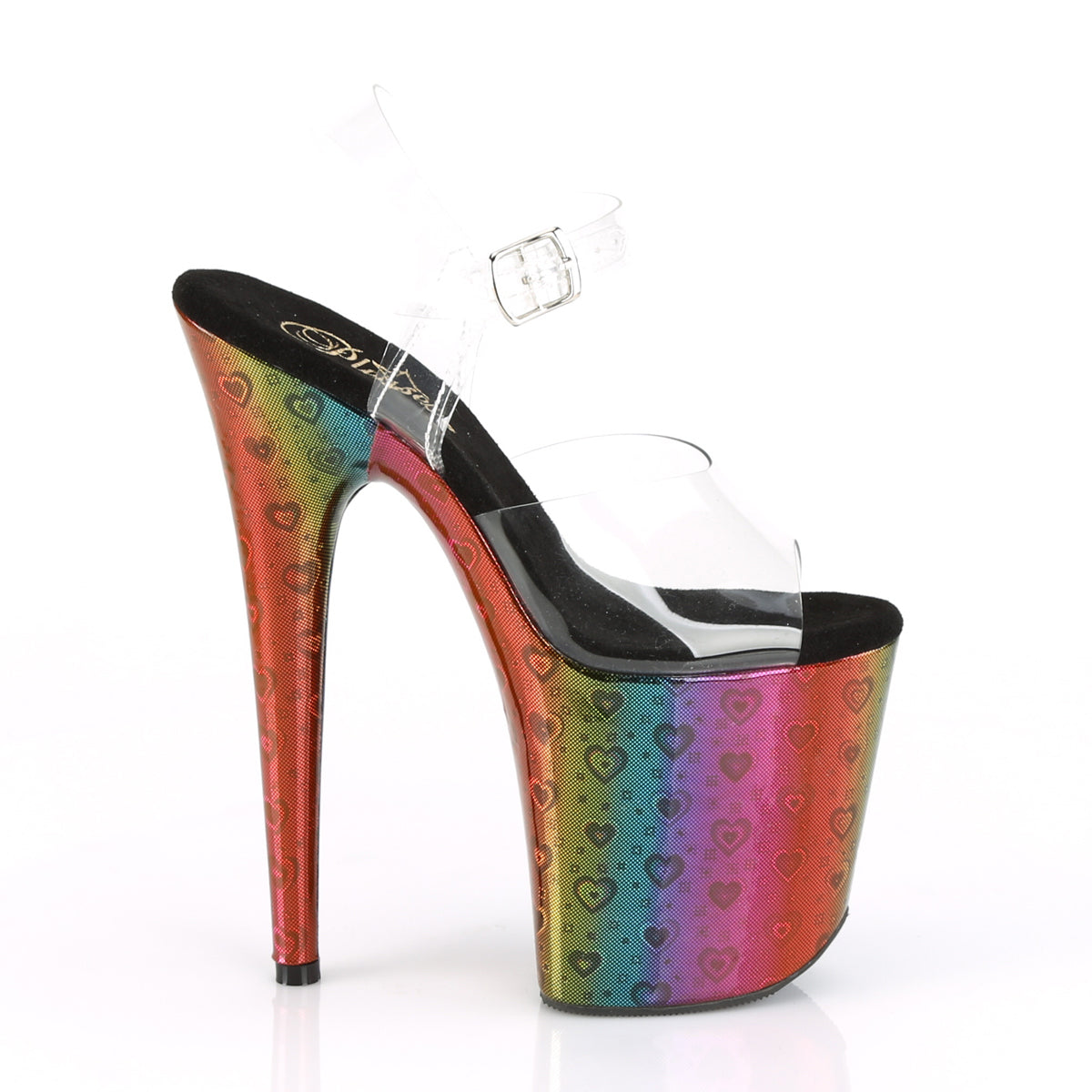 FLAMINGO-808WR Clear/Rainbow Hologram Wrapped
