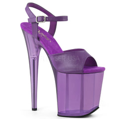 FLAMINGO-809T  Purple Faux Leather/Frosted Purple