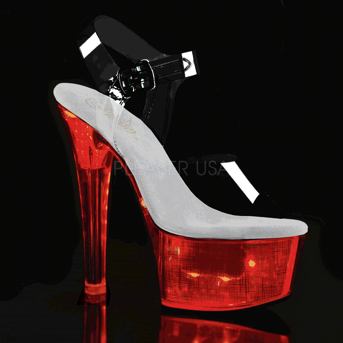 FLASHDANCE-608CH Clear/Silver Hologram