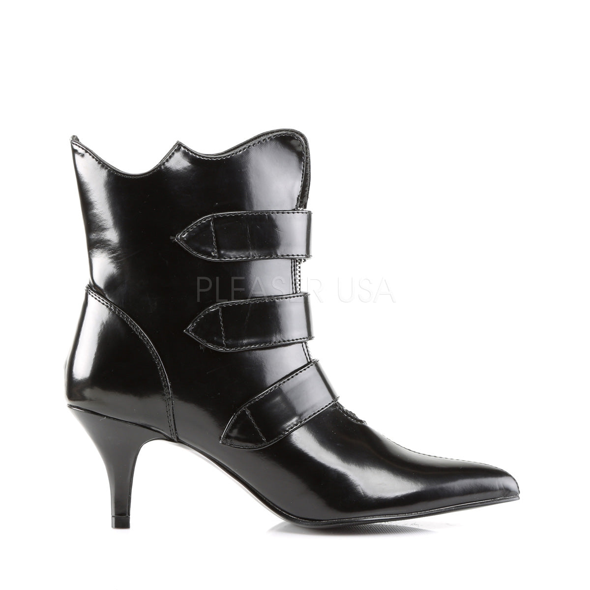 FURY-06 Black Nappa Vegan Leather