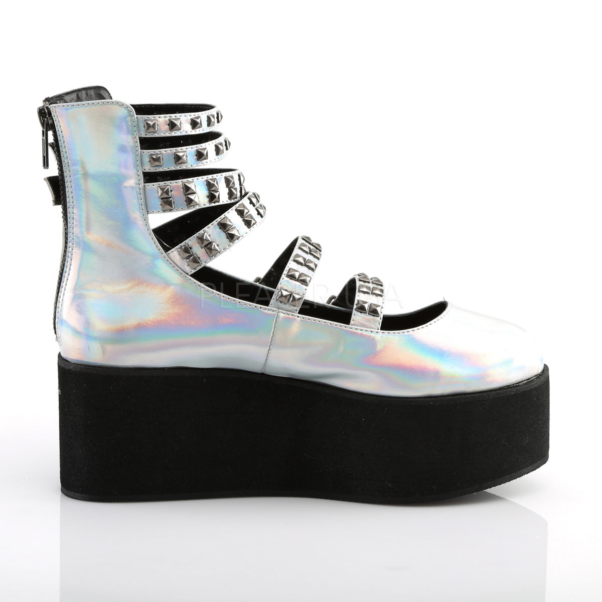 GRIP-31 Silver Hologram Vegan Leather
