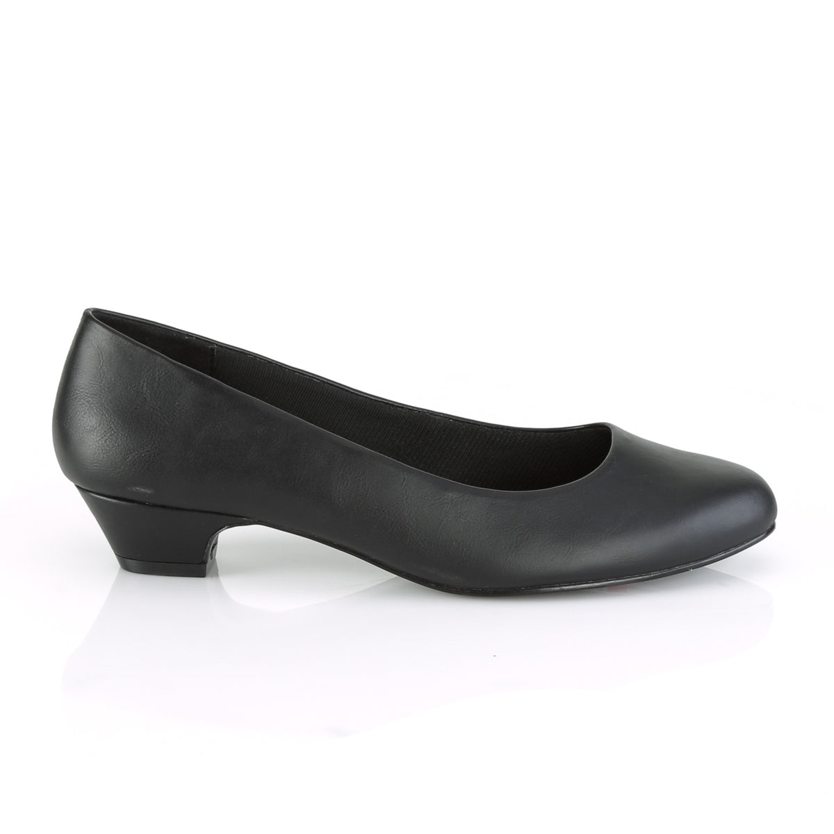 GWEN-01 Black Faux Leather