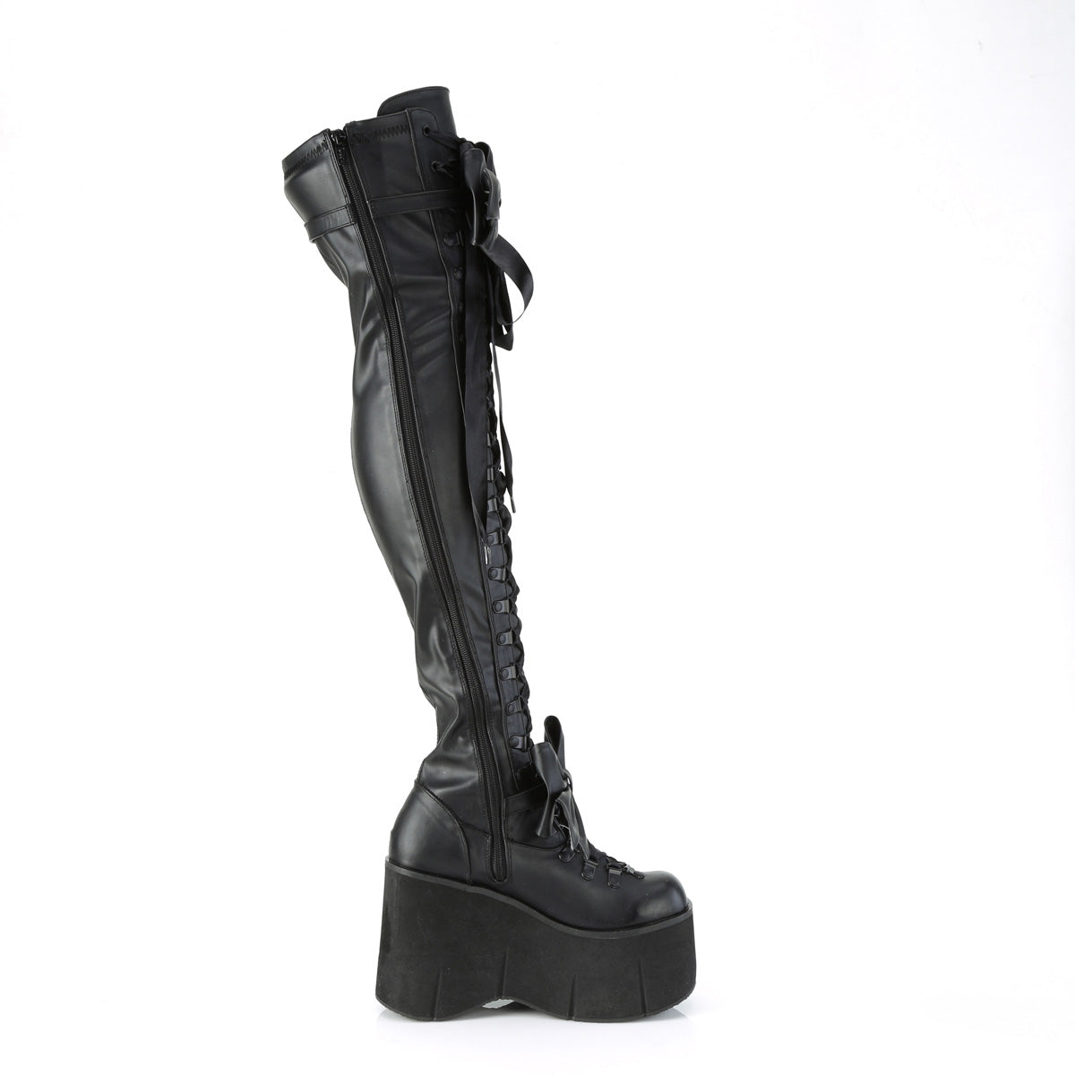 KERA-303 Black Stretch Vegan Leather