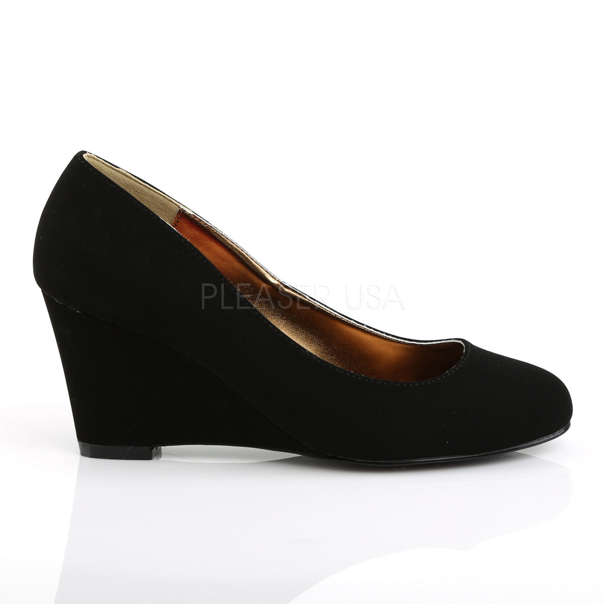 KIMBERLY-08 Black Nubuck Suede