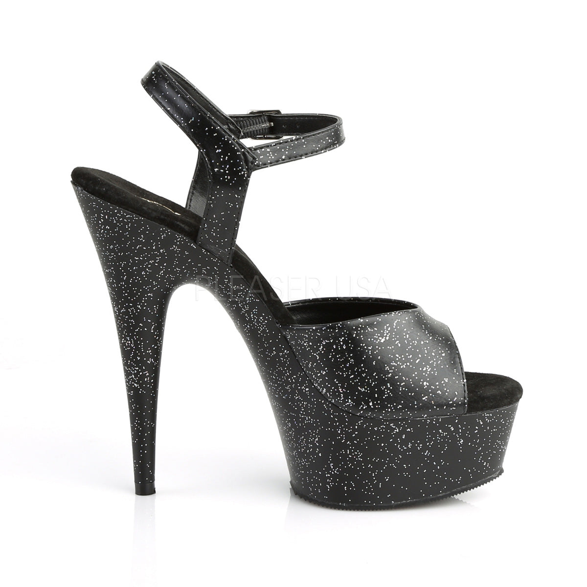 KISS-209MMG Black Faux Leather/Black Matte