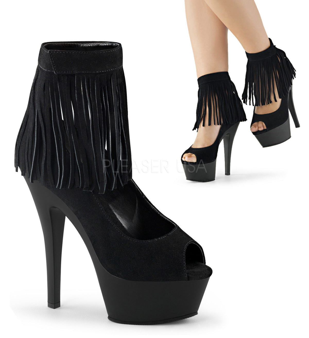 KISS-285 Black Suede/Black Matte