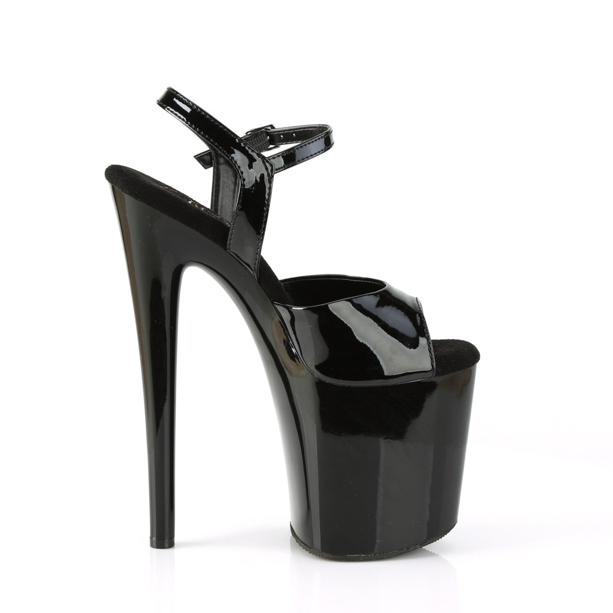 NAUGHTY-809 Black Patent/Black