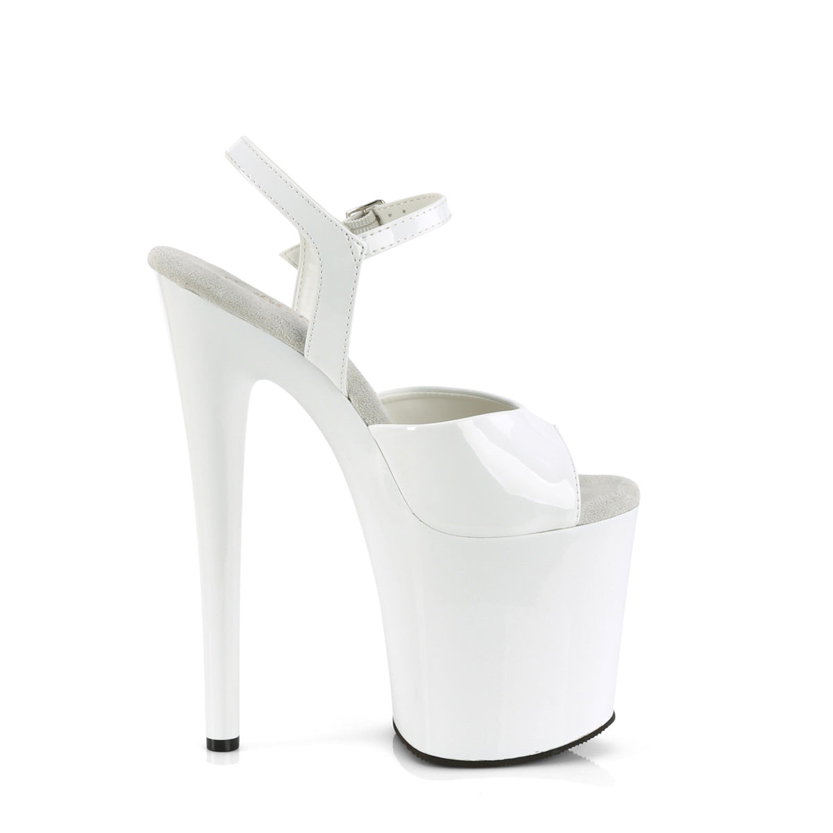 NAUGHTY-809 White Patent/White