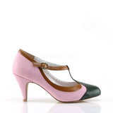 PEACH-03  BabyPink Multi Faux Leather