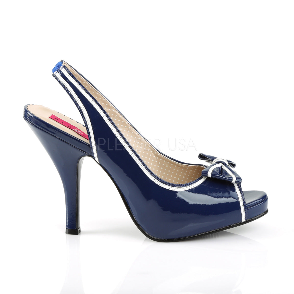 PINUP-10 Blue-White Patent