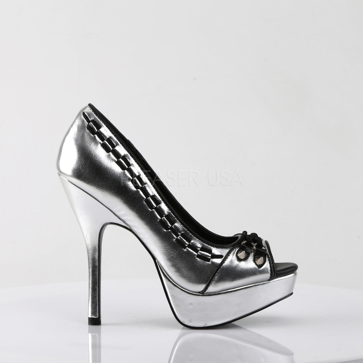 PIXIE-18 Silver Vegan Leather