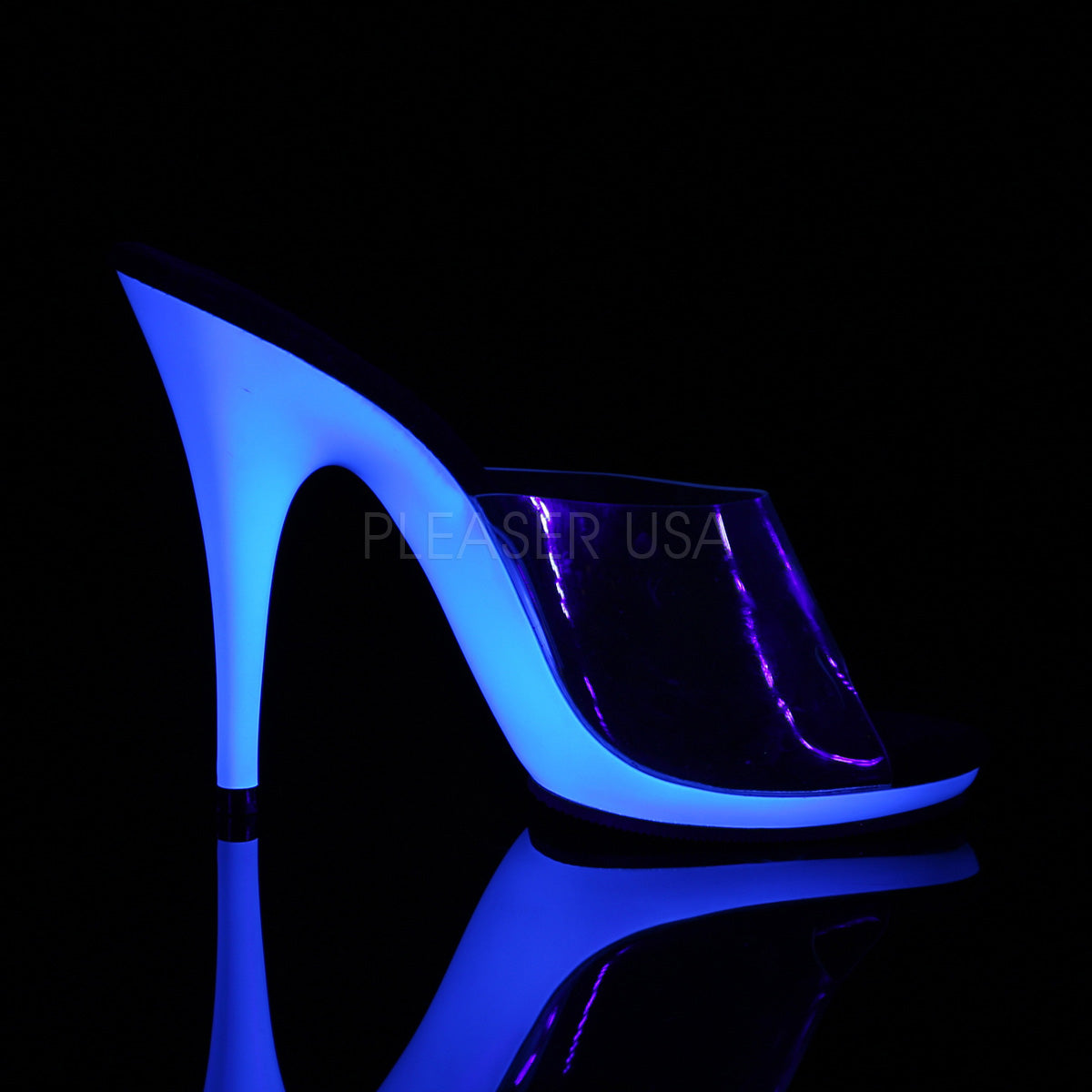 POISE-501UV Clear/Neon Blue