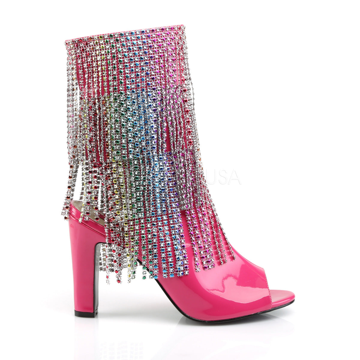 QUEEN-100 Hot Pink Patent