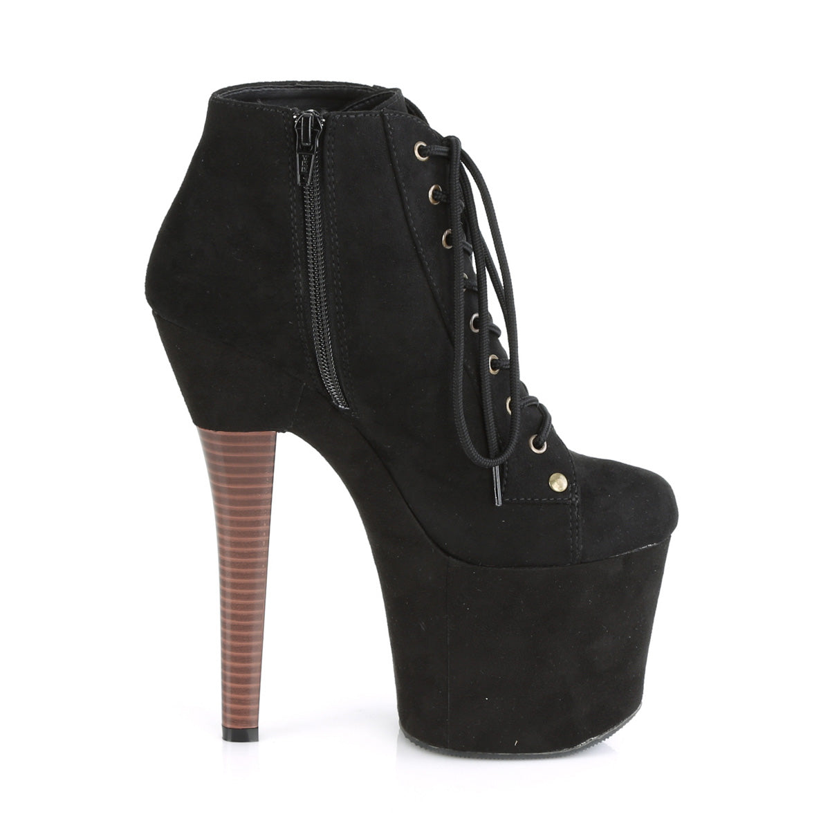 RADIANT-1005 Black Faux Suede/Black Faux Suede