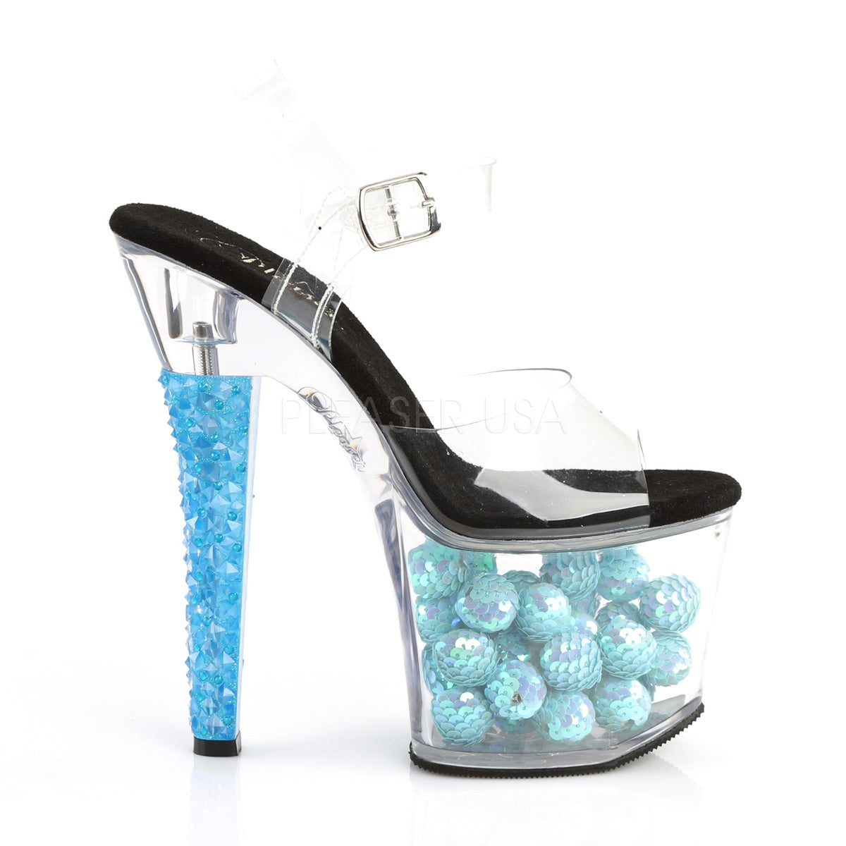 RADIANT-708NSB Clear/Neon Ice Blue