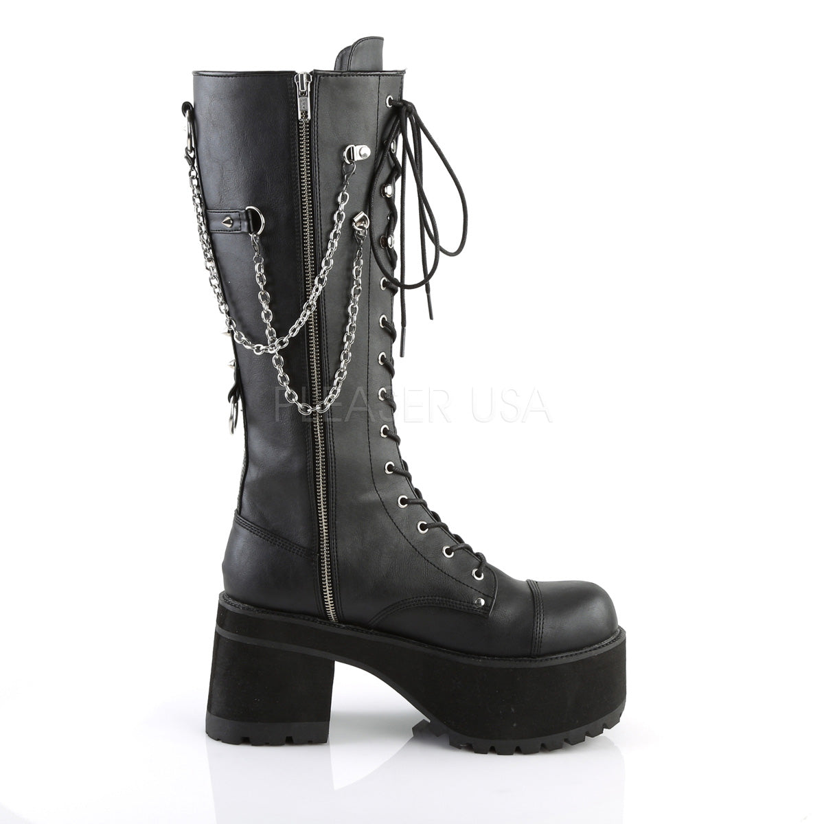 RANGER-303 Black Faux Leather