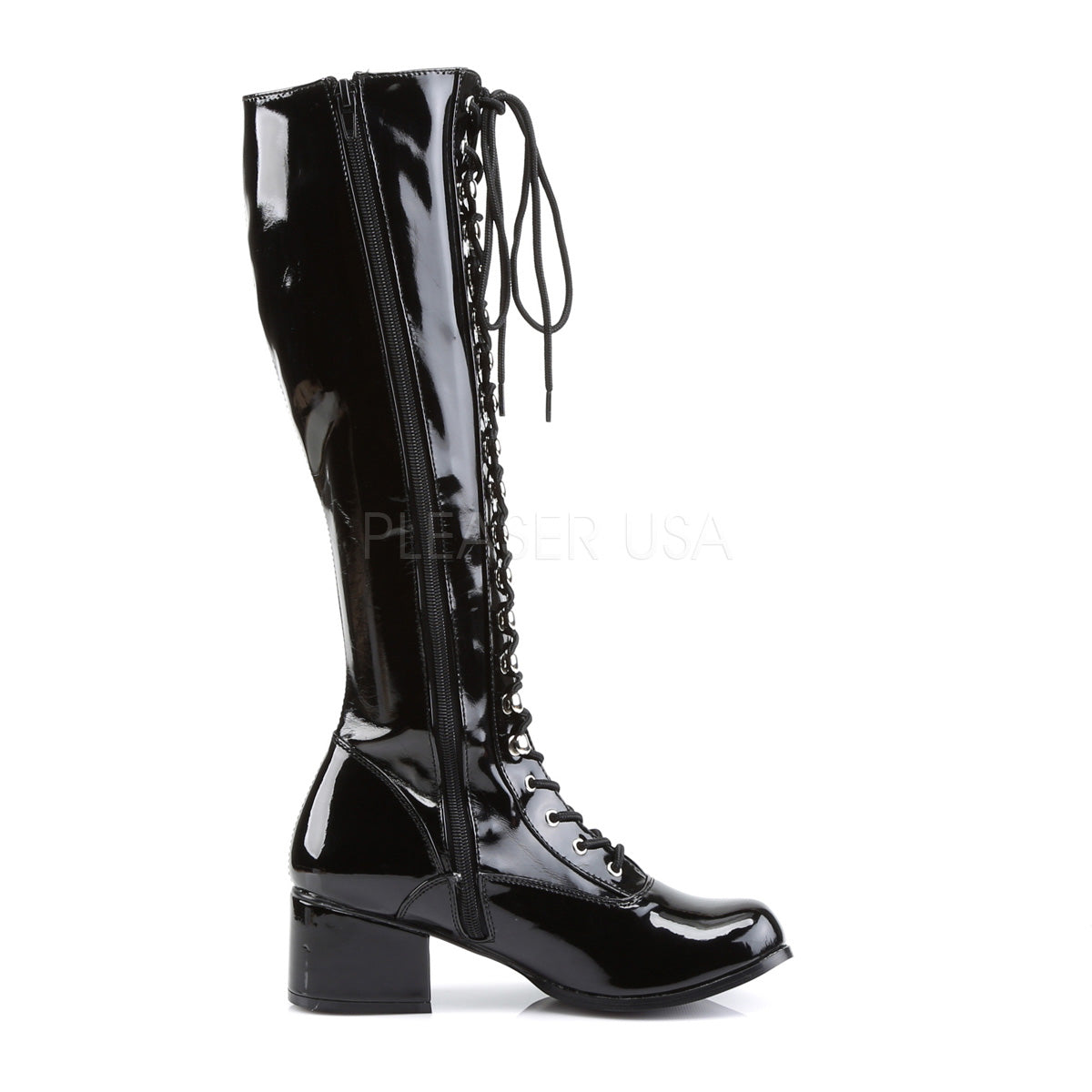 RETRO-302 Black Str Patent