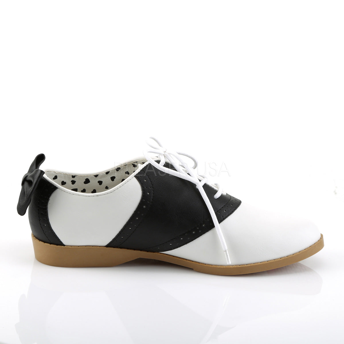 SADDLE-53 Black-White Pu