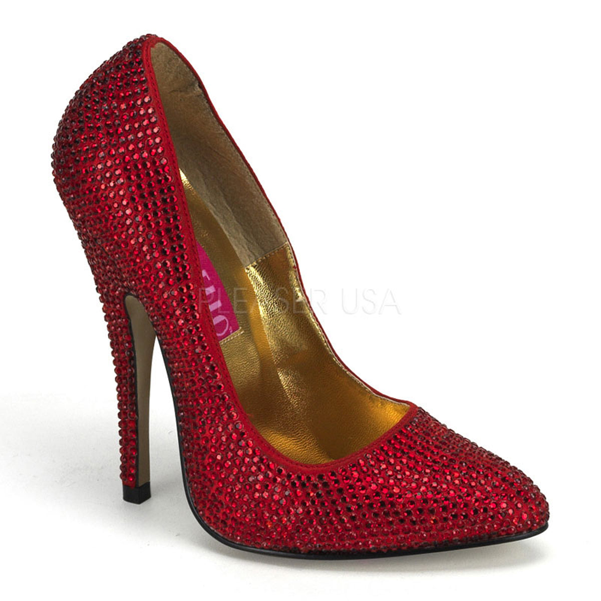 SCANDAL-620R Red Rhinestones