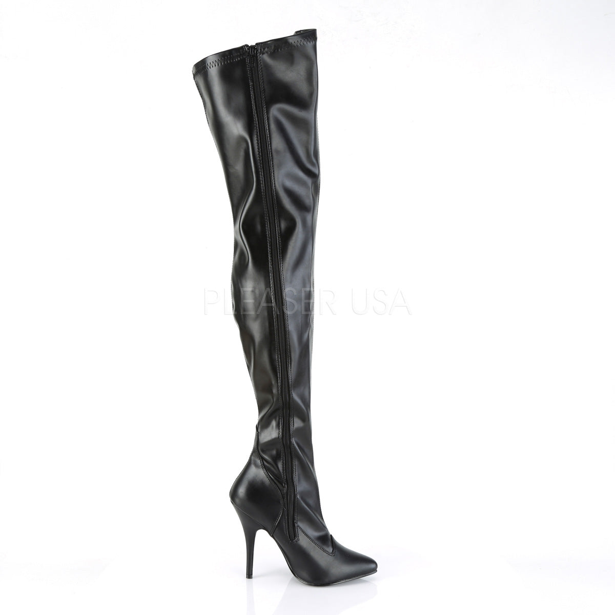 SEDUCE-3000 Black Str Faux Leather