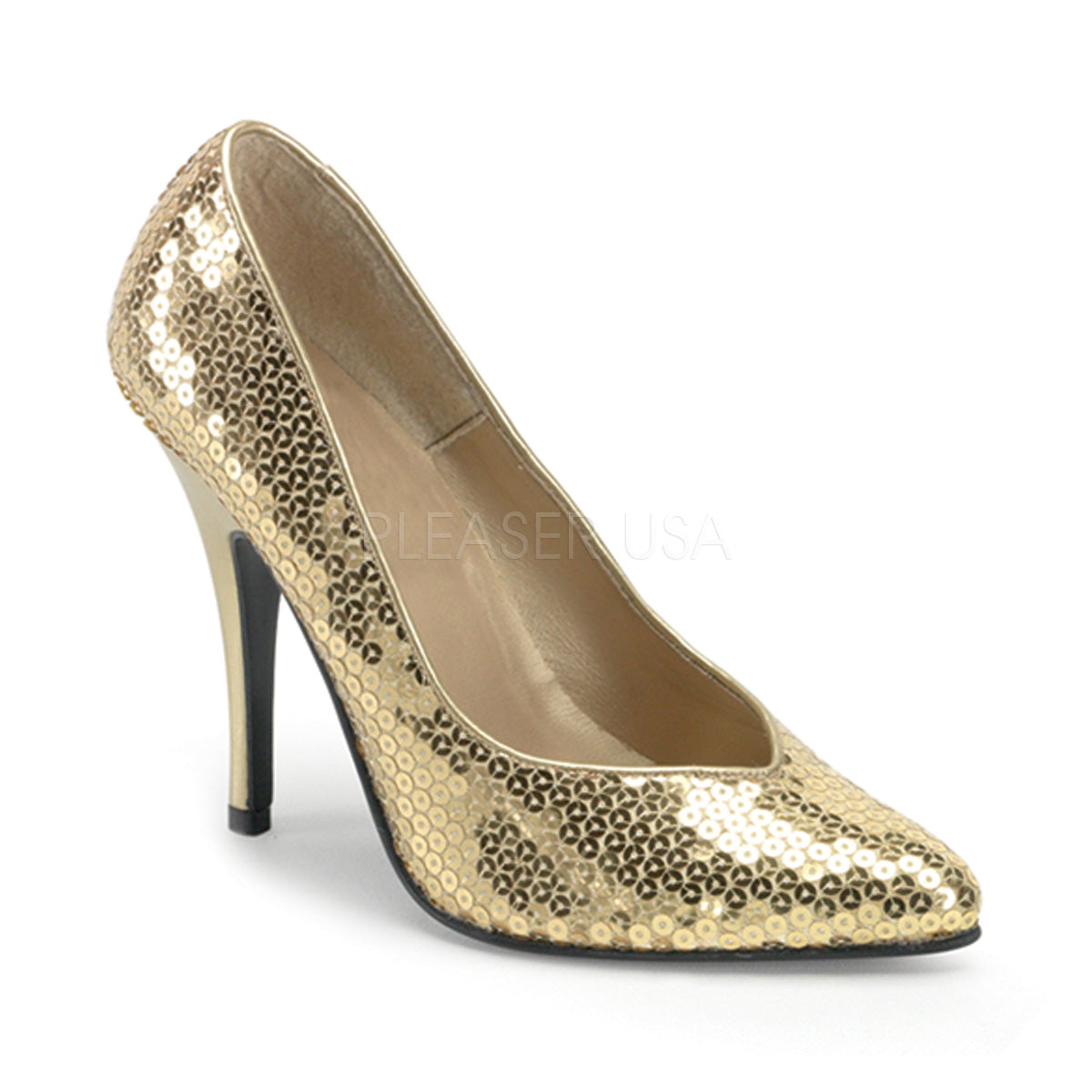 SEDUCE-420SQ Gold Sequins